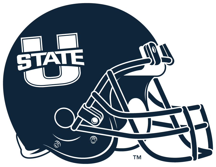 Utah State Aggies 2014-Pres Helmet Logo iron on transfers for clothing